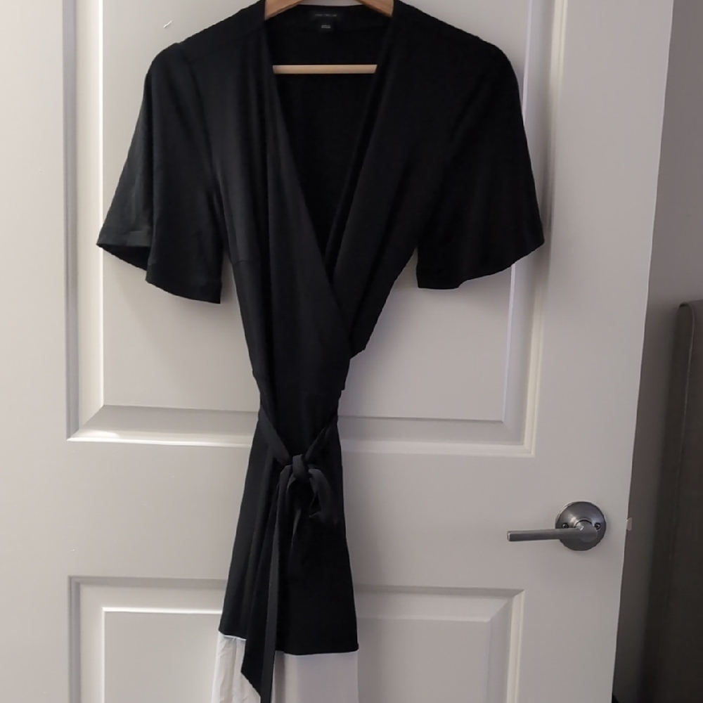 Ann Taylor Black Dress with Sleek Neckline